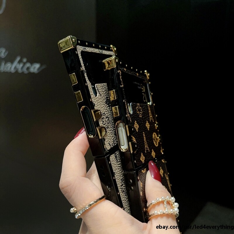 For Samsung Galaxy Z Flip5 Flip4 Flip3 Retro Leather Shockproof Phone Case Cover gallery