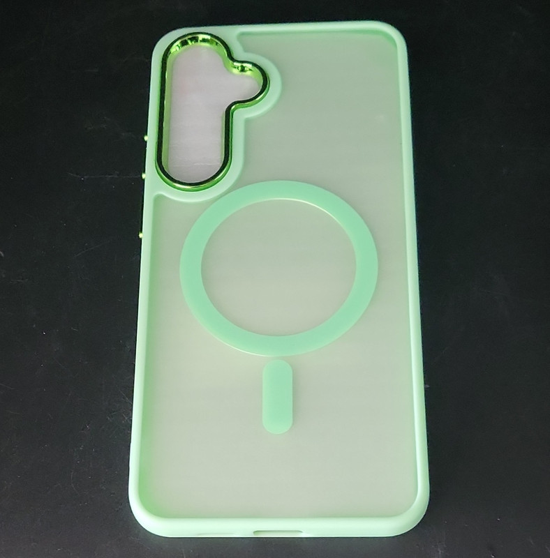 Xpression translucent Green Clear Matte Magnetic Back Case For SAMSUNG Galaxy 24