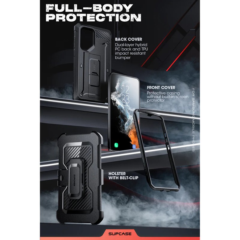 SUPCASE For Galaxy S23 Ultra 2023 5G Case UBPro Rugged Full Body Cover Kickstand gallery