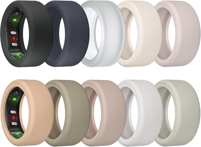 10 Pack Ring Cover for RingConn Gen 3/ Gen 2, Elastic Silicone Ring Protector... gallery