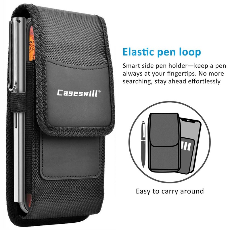 For Samsung Galaxy S23 S22 S21 S20 FE Ultra Case Nylon Pouch Belt Clip Holster gallery