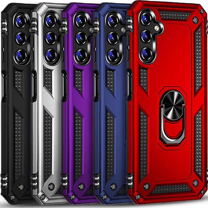 For Samsung Galaxy A25 5G Case Phone Shockproof Cover + Tempered Glass Protector