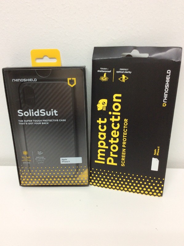 RhinoShield SolidSuit Case for iPhone X + Impact Protection NEW Slim Design