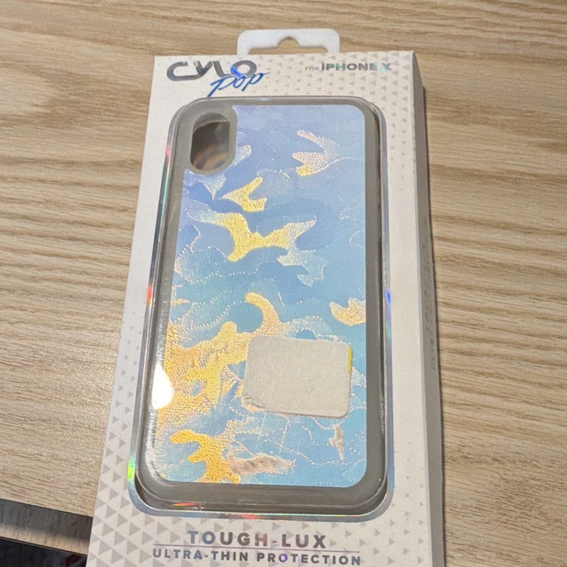 CYLO Pop Tough-Lux Multicolor Birds Case for iPhone X Ultra-Thin Hard Cover