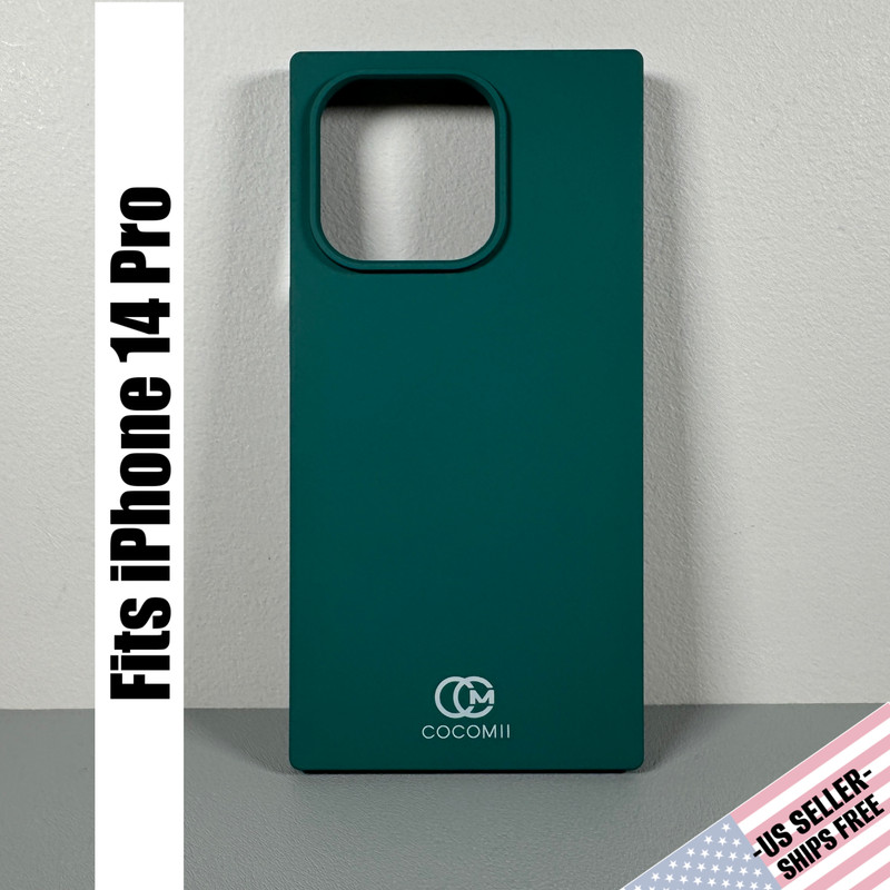 Case for iPhone 14 Pro – Clover Green | Silky Smooth | Cocomii Rectangle Case