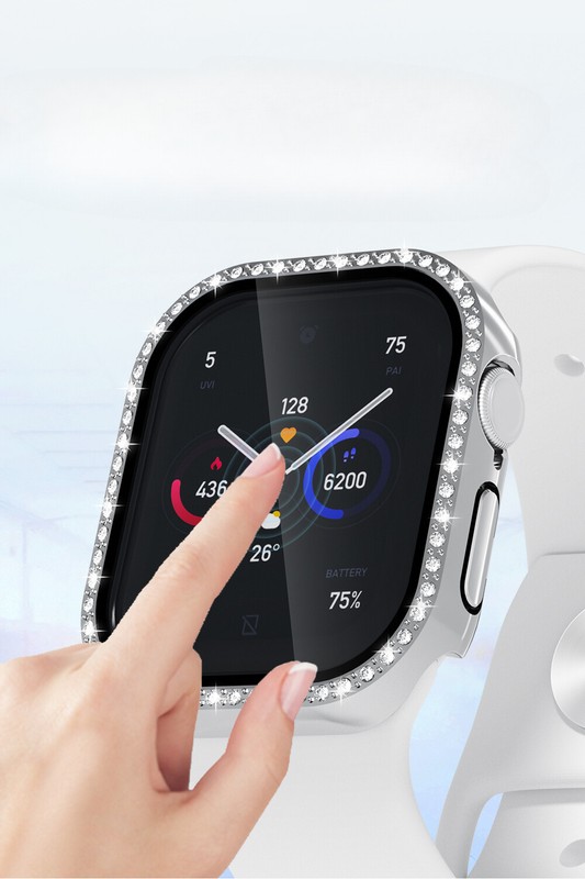 For Apple Watch Series S10 42mm 46mm Bling Women Screen Cover Protector Case gallery