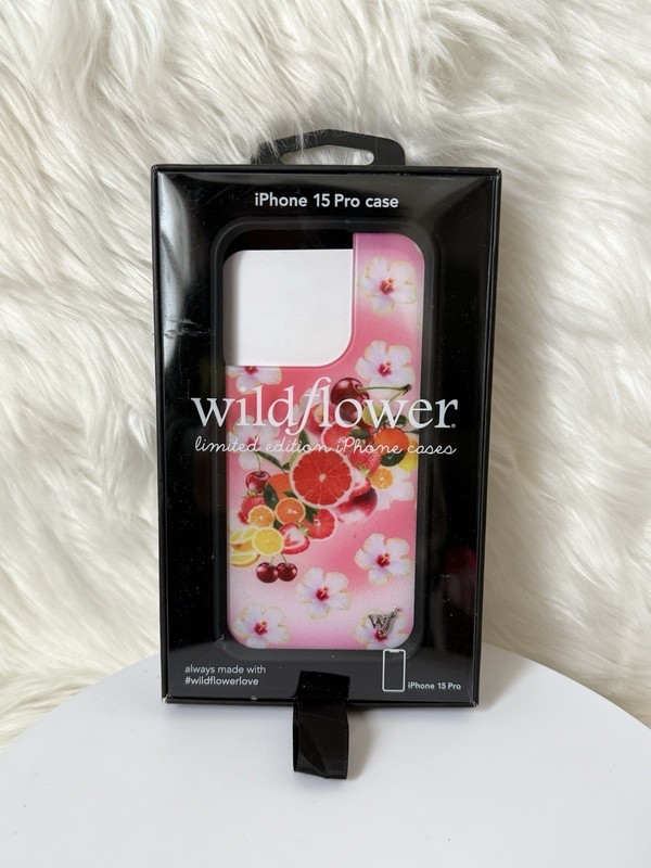 Wildflower iPhone 15 Pro Fruit Salad Case Brand New Open Box