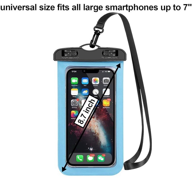 5 Pack Universal Waterproof Phone Pouch For iPhone,Samsung,Up To 7.5 Inches gallery
