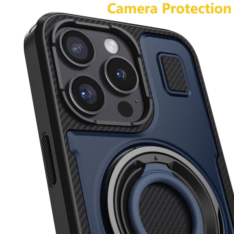 For iPhone 13 Pro Max/13 Pro/13 Rugged Hybrid Protect Case Cover,Ring Kickstand gallery