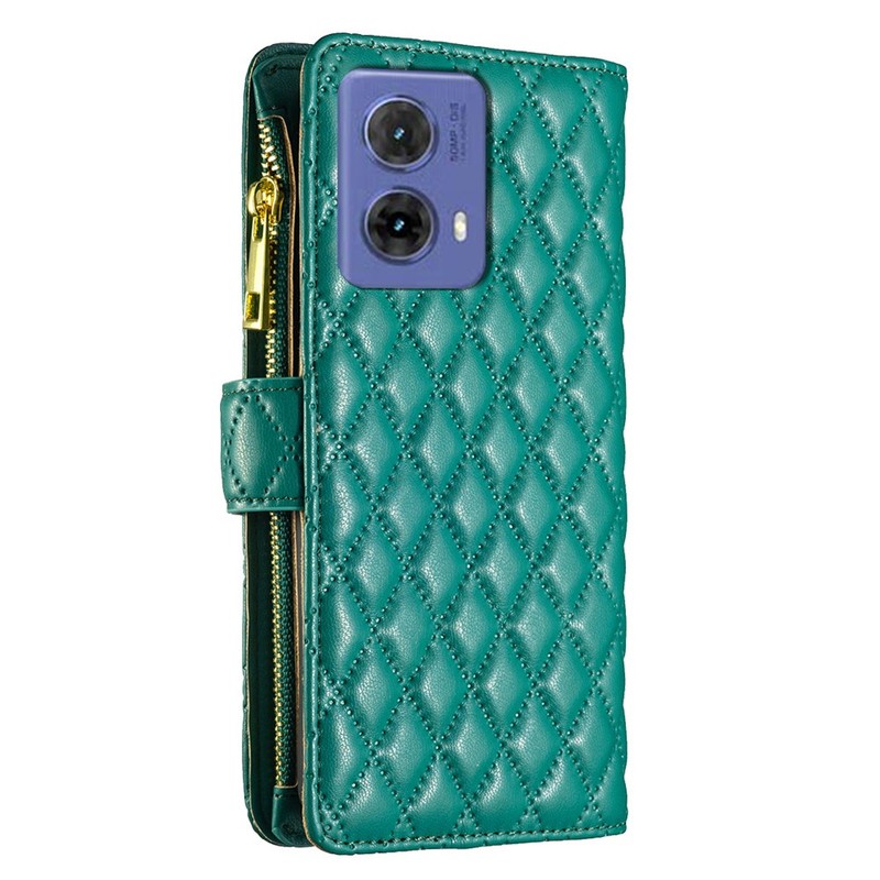 For Motorola G85 G42 G14 Edge50 E40 Luxury Zipper Shockproof Wallet Phone Case gallery