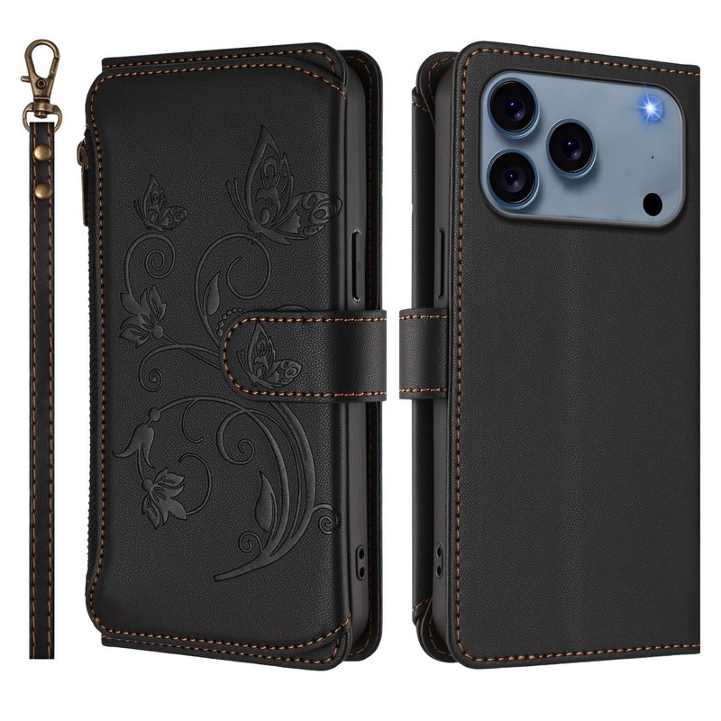 For Samsung Galaxy A17 A16 A15 A14 A13 A12 Zipper PU Leather Wallet Phone Case