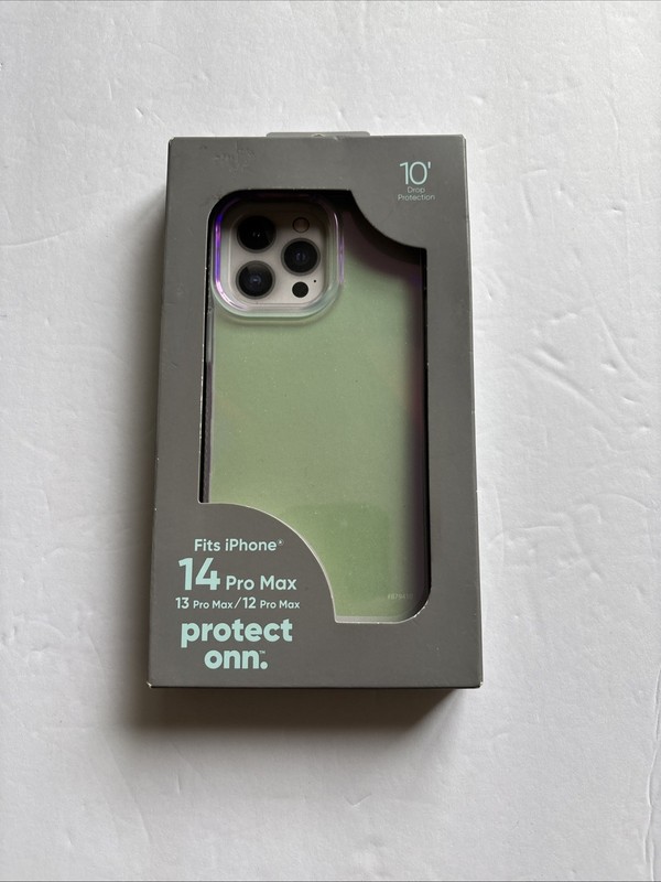 Protect Onn Phone Case for iPhone 12/13/ 14 Pro Max, Color Shift Design