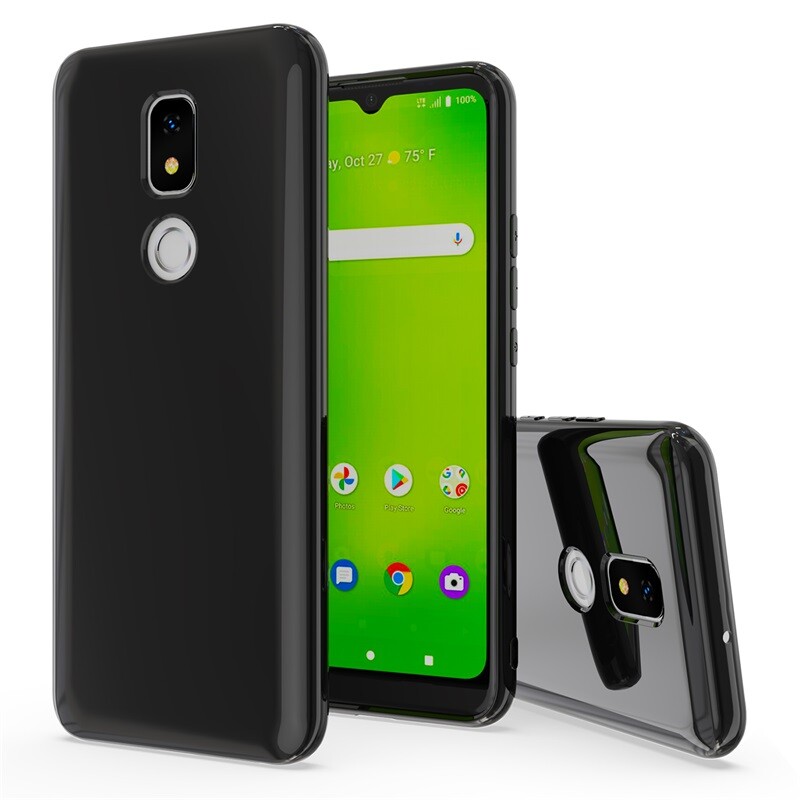 Tempered Glass / Ultrathin TPU Flexi Case Phone Cover For Cricket Icon 3 (2021)