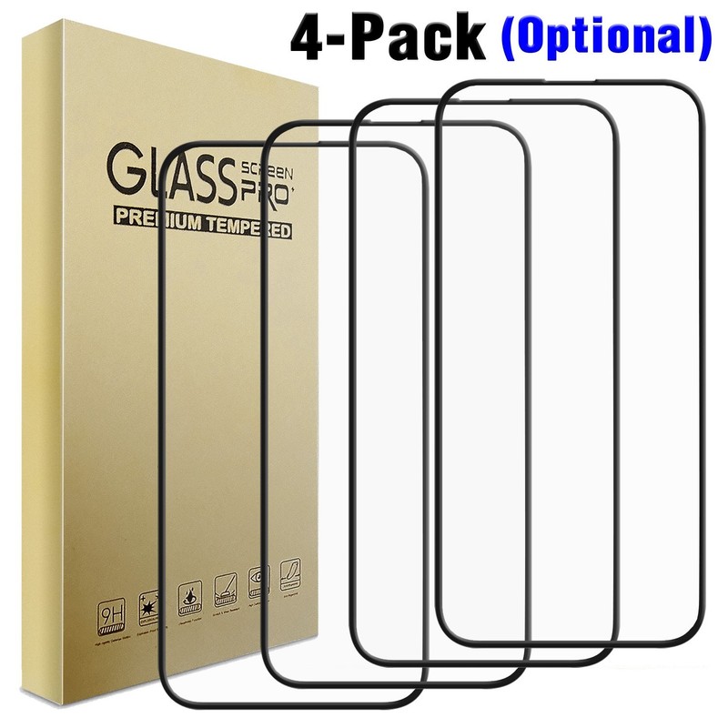 For iPhone 16 Pro Max/Pro/Plus/16 Case Heavy Duty Kickstand Cover/Tempered Glass gallery