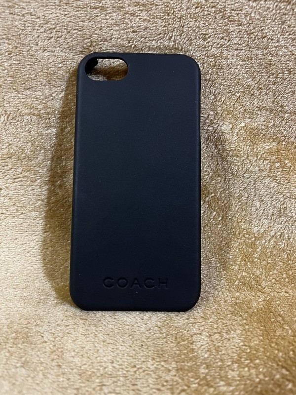 Coach CML MLD iPhone 5/5S Plastic Cover Black NEW In Box