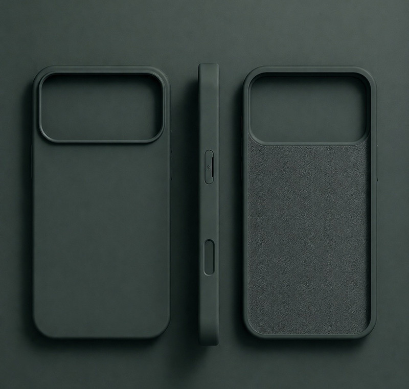 Green Matte Finish Back Case iPhone 17 Pro Max Case Cover