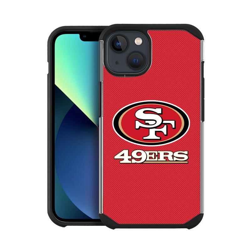 For Apple iPhone 13 14 15 – Official NFL Football Armor Dual Layer Cover Case