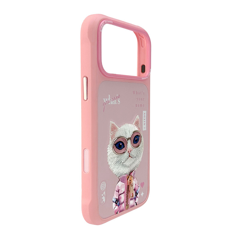 Nimmy Friends Cute 2.0 Rich Beauty Cat Case MagSafe iPhone 17 Pro Max 6.9" Pink gallery
