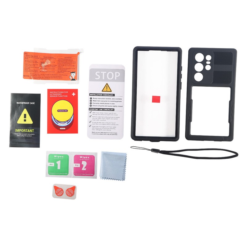 Waterproof Case for Samsung S23 Ultra – Ideal for Outdoor, Water Sports
