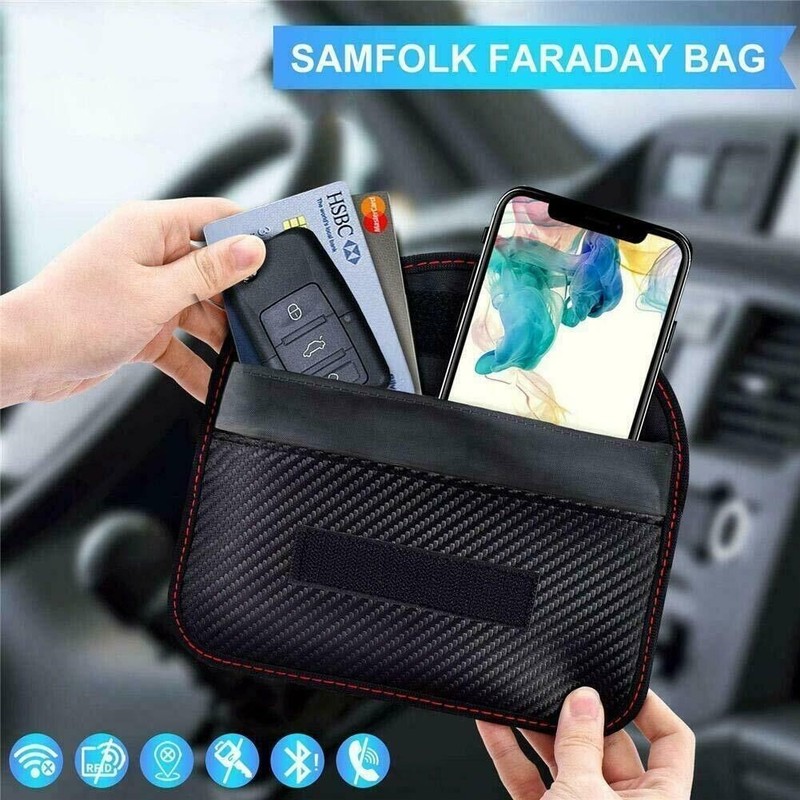 Bag For Pouch Phone Shielding RFID Blocker Signal Wallet Blocking Faraday Cell gallery