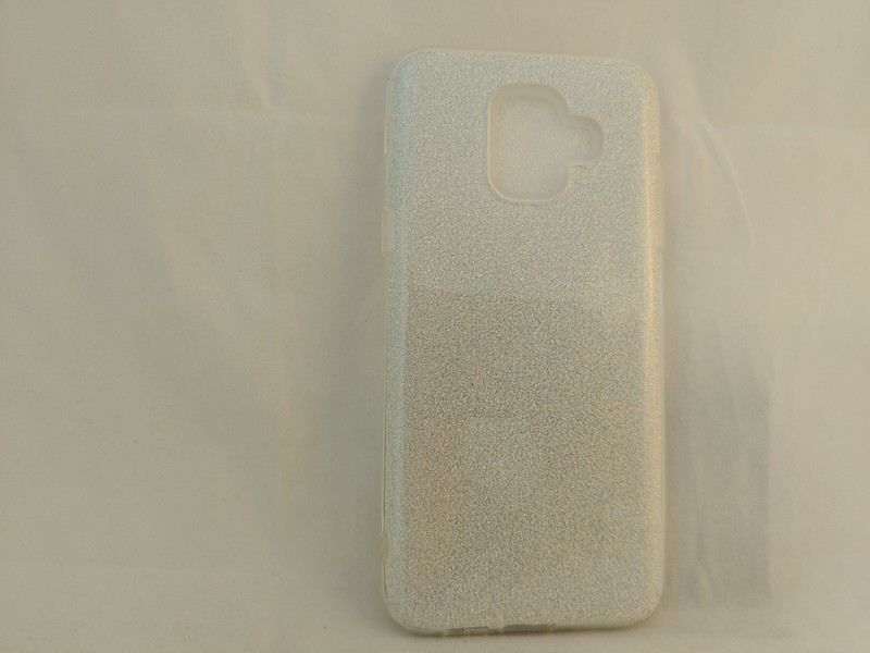 Zovonic Clear Glitter for Samsung Galaxy A6 Case Silicone Slim Case (1700)