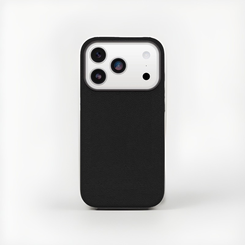 OTTERBOX Symmetry Series Cactus Leather Shockproof Black Case iPhone 17 Pro
