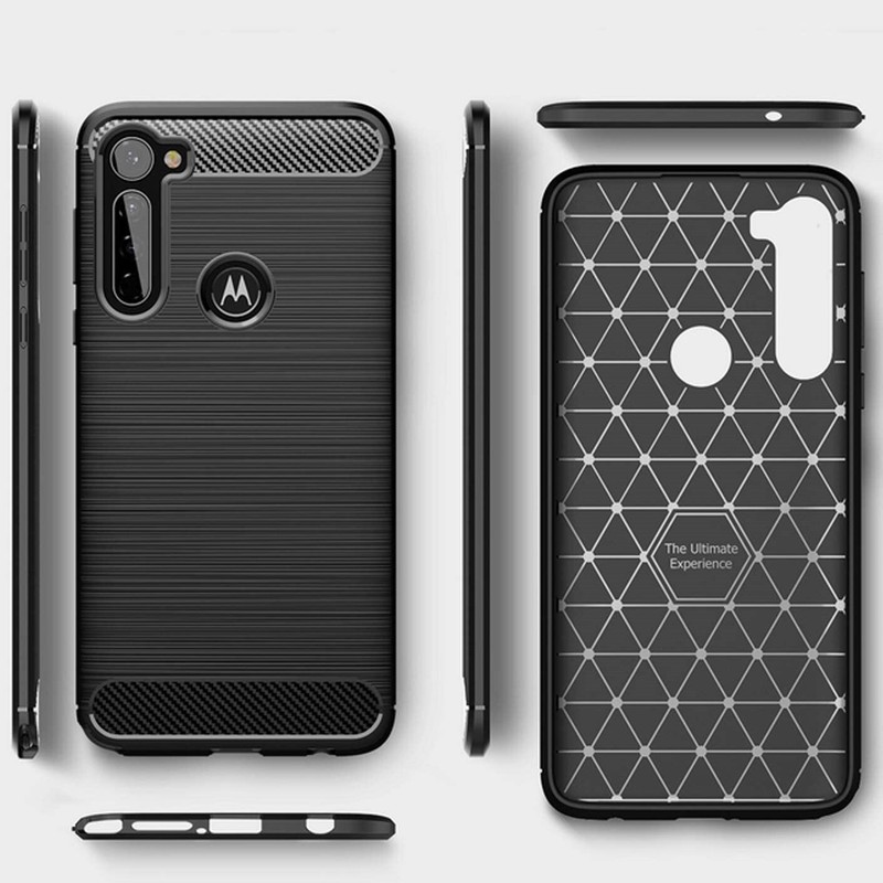 Carbon Fiber TPU Shockproof Cover Case For Motorola Moto G Stylus 2020 gallery