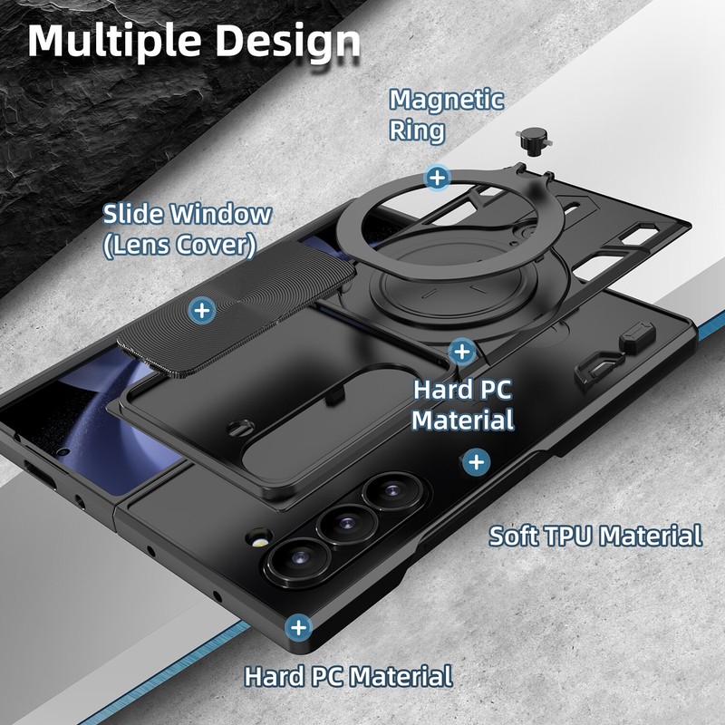 For Samsung Galaxy Z Fold 6/Flip 6 Phone Case Shockproof Rugged Luxury Cover gallery
