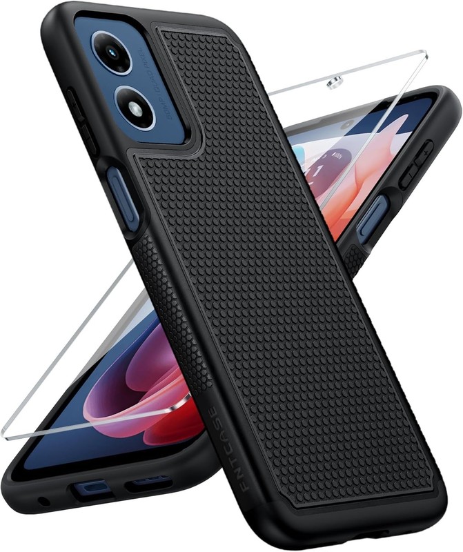 for Motorola Moto G-Play-2024 Case: Dual Layer Protective Heavy Duty