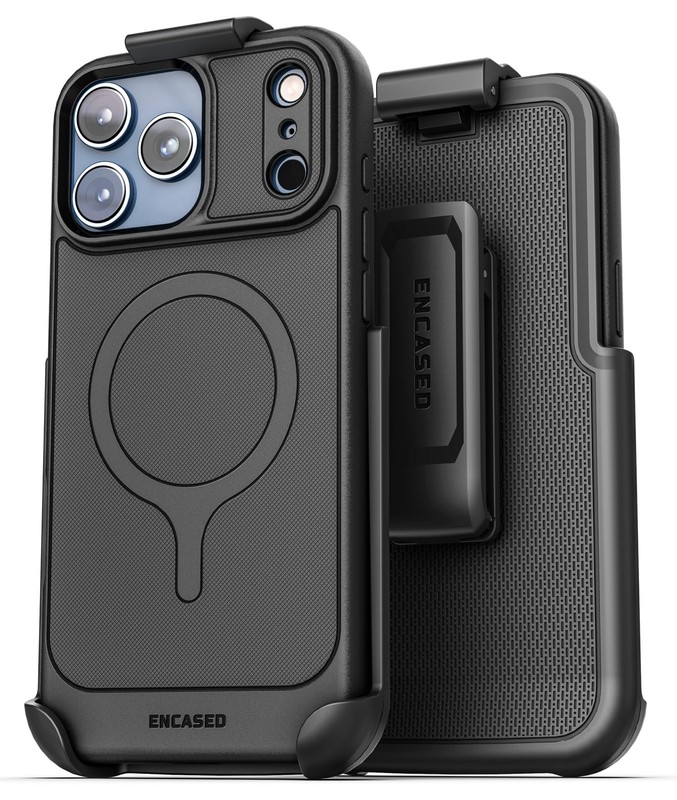 For iPhone 17 Pro Thin Armor Case w/ Holster