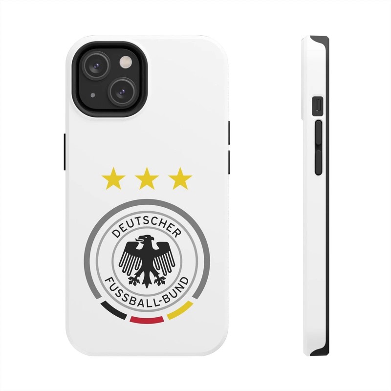 Germany Crest Soccer Fan Phone Case for iPhone 17 16 15 14 13