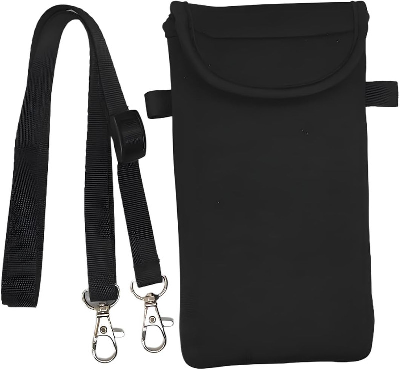 Universal Neoprene Phone Pouch Cell Case Sleeve with Neck Strap Lanyard Holder f