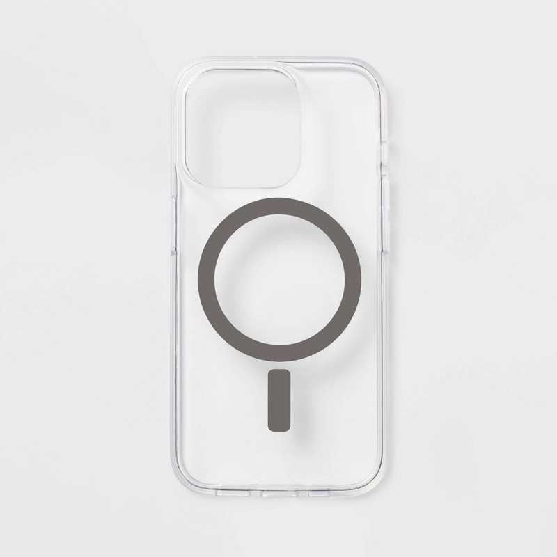 iPhone 15 Pro Case with MagSafe – Heyday™ Clear: Polycarbonate & TPU, Solid Patt