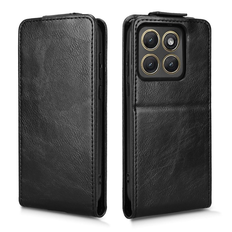 For Motorola Edge (2026), Vertical Up-Down Flip Leather Wallet Stand Case Cover