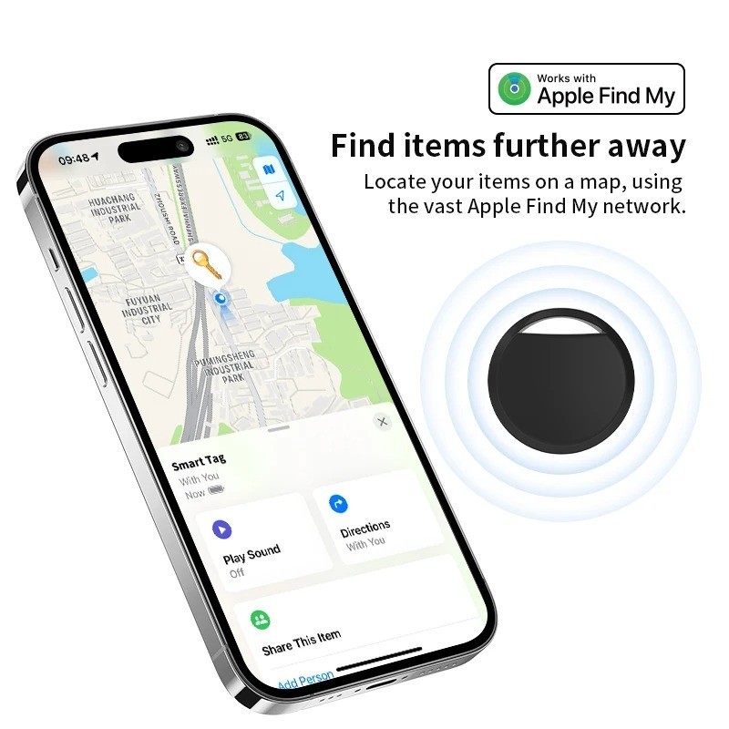 4pack GPS Tracker Tag Set Compatible Find My Airtag Air tag Tool Bluetooth gallery