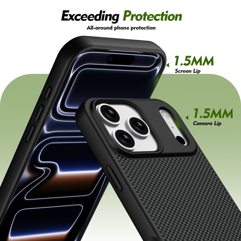 For iPhone 17 Pro Max /16 Magnetic Wireless Charging Matte Hard PC TPU Slim Case gallery