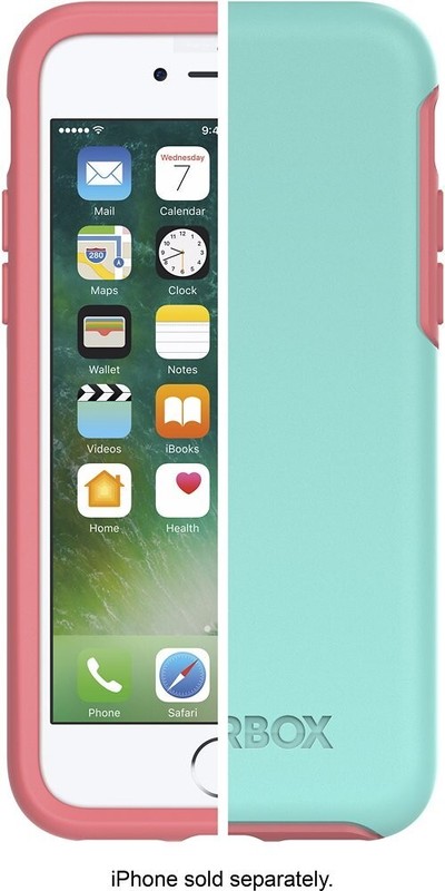 OtterBox Symmetry Sleek Protection Series Case For iPhone 7 – Aqua/Pink