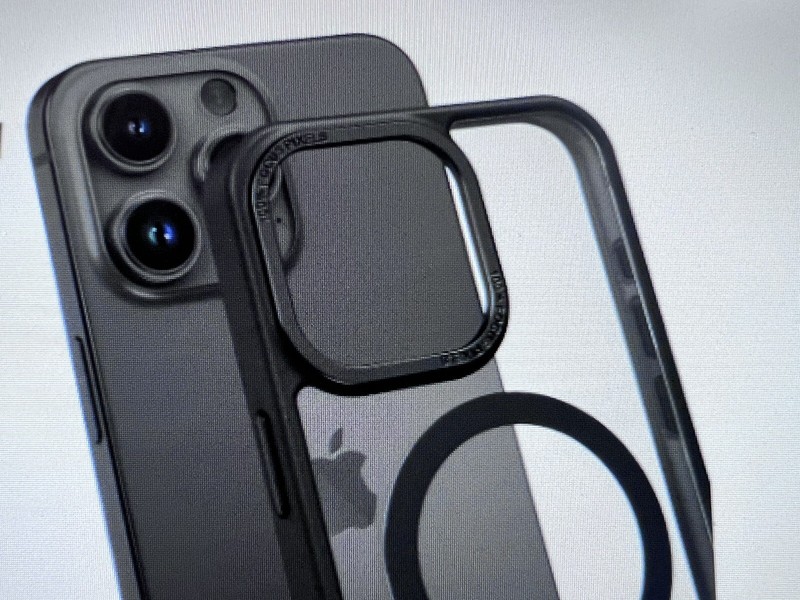 For iPhone 15 Pro Max matte black Magsafe Slim Phone Case gallery