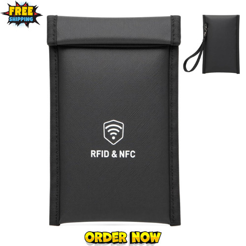 Military Grade Faraday Bag for Phones | Signal Blocker, Fireproof & Waterproof