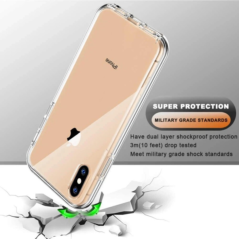 iPhone Xs Max Case Military Grade Protection Cover Full Body Armor Kickstand gallery