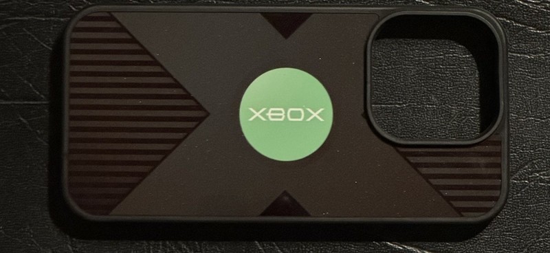Custom OG Xbox Logo Black/Green Matte Case Cover, Only for iPhone 15 Pro