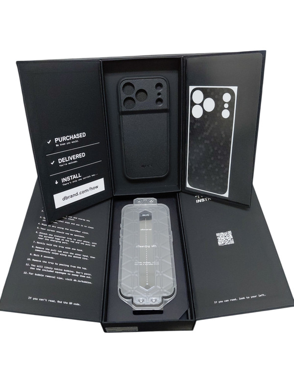 dbrand Grip Case iPhone 17 PRO W/ (2) Prism 2.0 Screen Protector & skin gallery