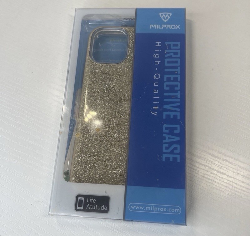 MILPROX Life Attitude iPhone 11 Pro Case Bling Glitter Gold