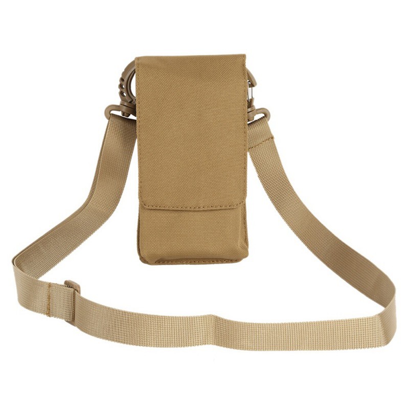 6 in Molle Tactical Mobile Phone Holder Pouch Outdoor Military Sling Bag Pack
