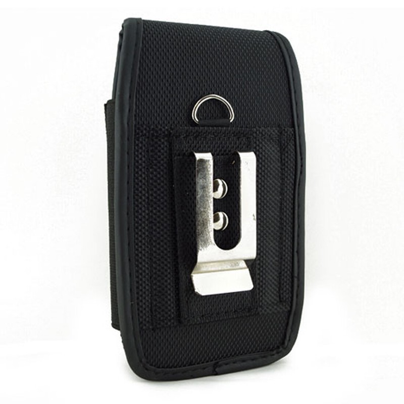Black Canvas Heavy Duty Rugged with Belt Clip Case Pouch 5.2 x 2.8 x 0.5 inch gallery