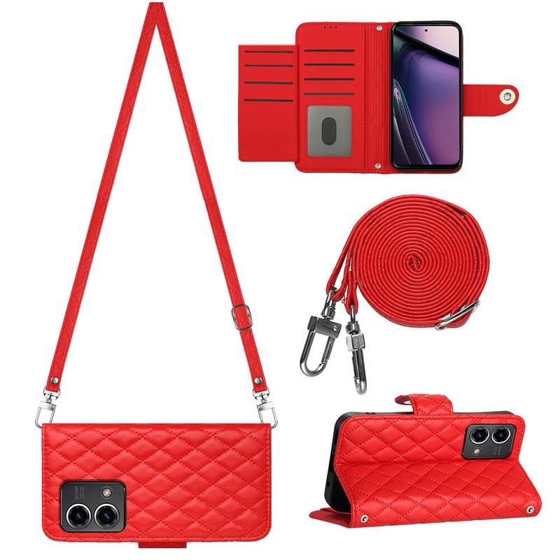Rugged Plain Magnetic Phone Case Wallet For Motorola Moto G Stylus Power 5G