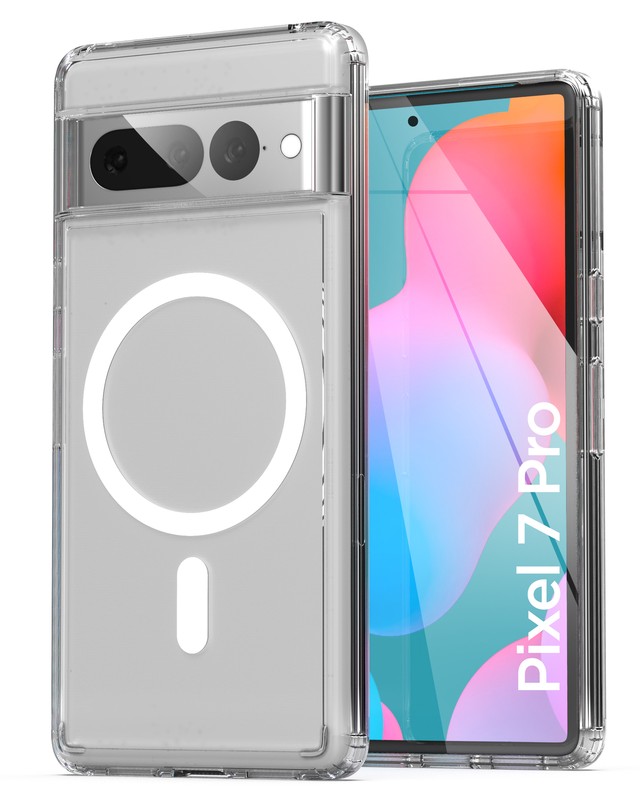 Google Pixel 7 Pro Clear Case Compatible with MagSafe