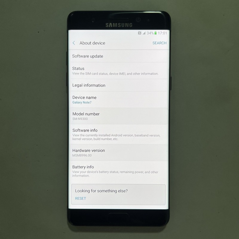 Original Used Phone For Samsung Galaxy Fe SM-N930P 4+64GB American Version Black gallery