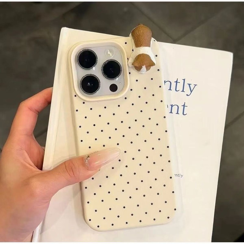 3D Cat Case For iPhone 16 Pro Max 15 Plus 14 13 12 11 XS XR Cute Cat Phone Cover