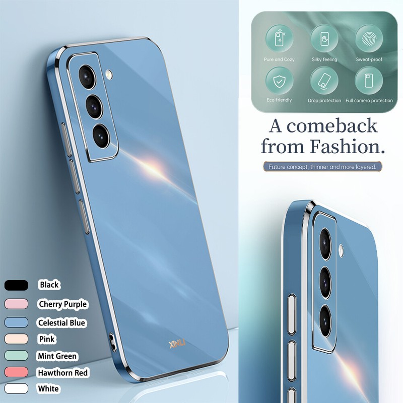 Fashion Plating Soft Silicone Shockproof Case For SamsungA82 A73 A53 A34 A24 A14
